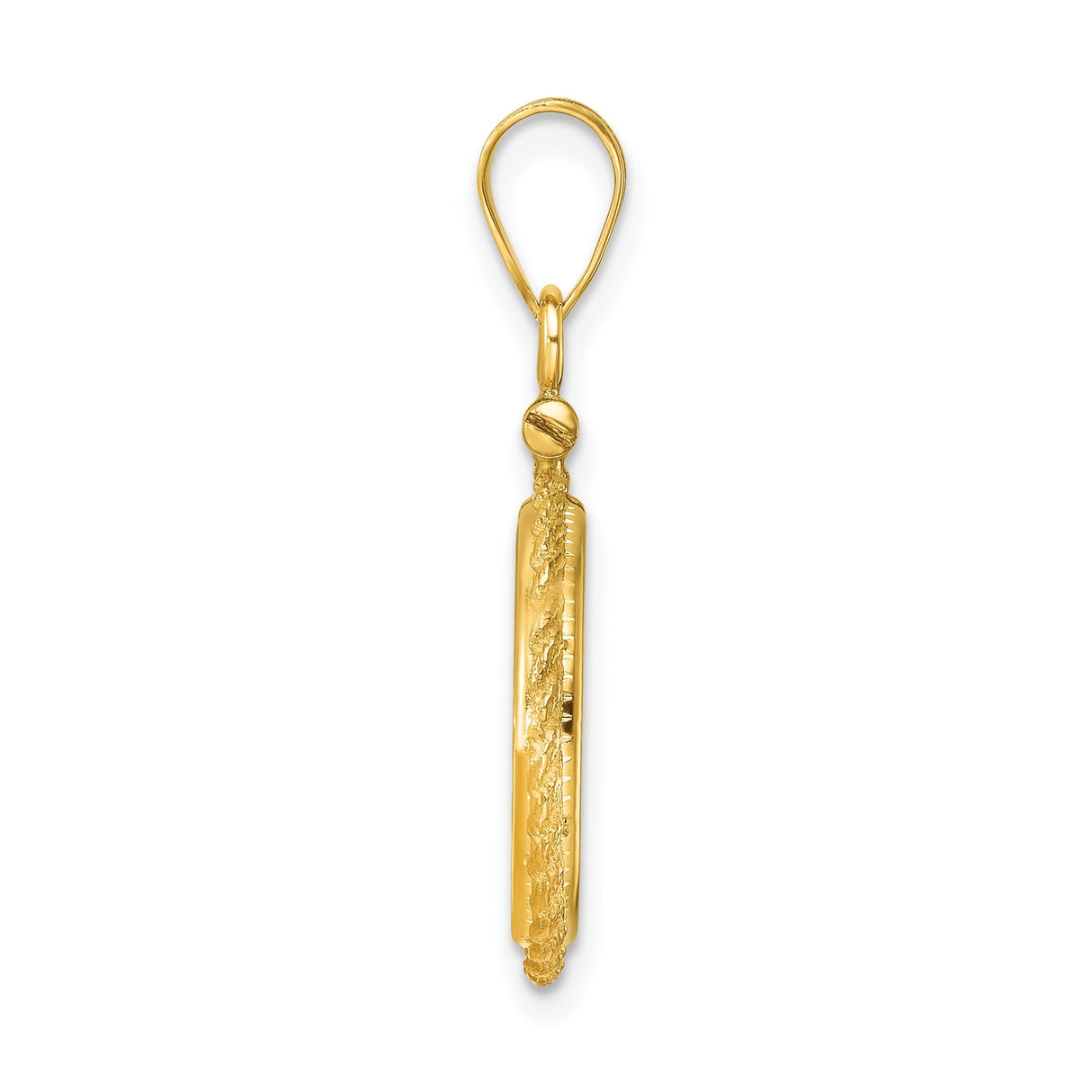 14 mm 14k Yellow Gold coin bezel for 14 mm Coin — alternate view