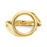 14 mm 14k Yellow Gold coin bezel for 14 mm Coin — additional image