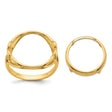 14 mm 14k Yellow Gold coin bezel for 14 mm Coin