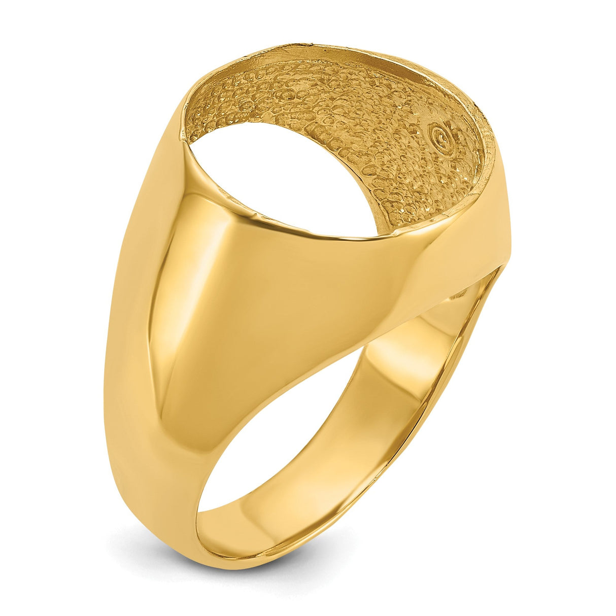14 mm 14k Yellow Gold coin bezel for 14 mm Coin — additional image