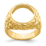 14 mm 14k Yellow Gold coin bezel for 14 mm Coin — additional image