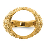 14 mm 14k Yellow Gold coin bezel for 14 mm Coin — additional image