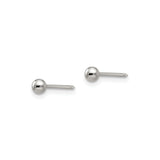 Stainless Steel Stud Earrings, Hypoallergenic Polished Ball Studs, Unisex Minimalist Style