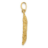 15 mm 14k Yellow Gold coin bezel for 15 mm Coin — alternate view
