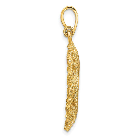 15 mm 14k Yellow Gold coin bezel for 15 mm Coin — alternate view
