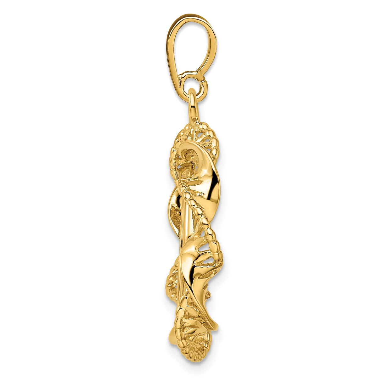 15 mm 14k Yellow Gold coin bezel for 15 mm Coin — alternate view