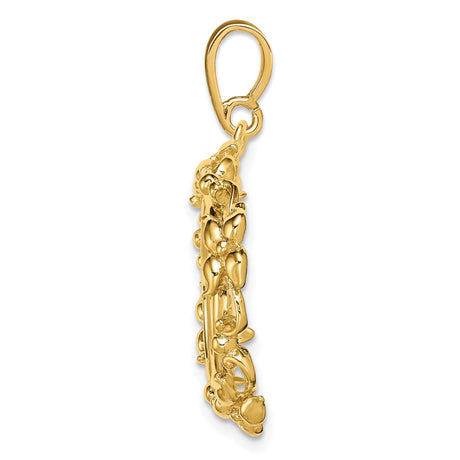 15 mm 14k Yellow Gold coin bezel for 15 mm Coin — alternate view