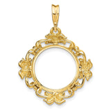15 mm 14k Yellow Gold coin bezel for 15 mm Coin — additional image