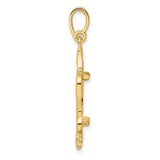 15 mm 14k Yellow Gold coin bezel for 15 mm Coin — alternate view