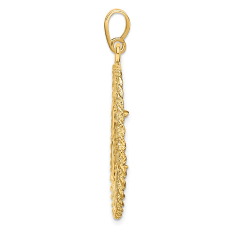 15 mm 14k Yellow Gold coin bezel for 15 mm Coin — alternate view