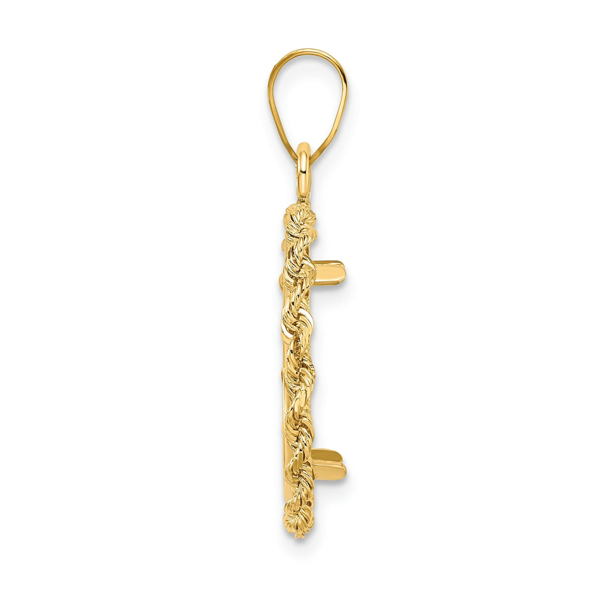 15 mm 14k Yellow Gold coin bezel for 15 mm Coin — alternate view
