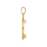 15 mm 14k Yellow Gold coin bezel for 15 mm Coin — alternate view