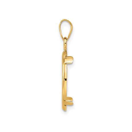 15 mm 14k Yellow Gold coin bezel for 15 mm Coin — alternate view