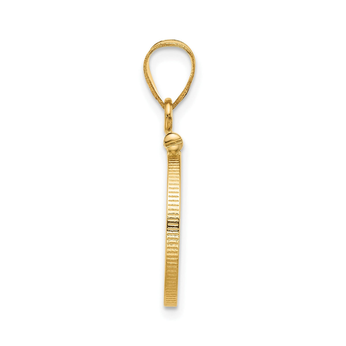 15 mm 14k Yellow Gold coin bezel for 15 mm Coin — alternate view