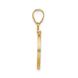 15 mm 14k Yellow Gold coin bezel for 15 mm Coin — alternate view