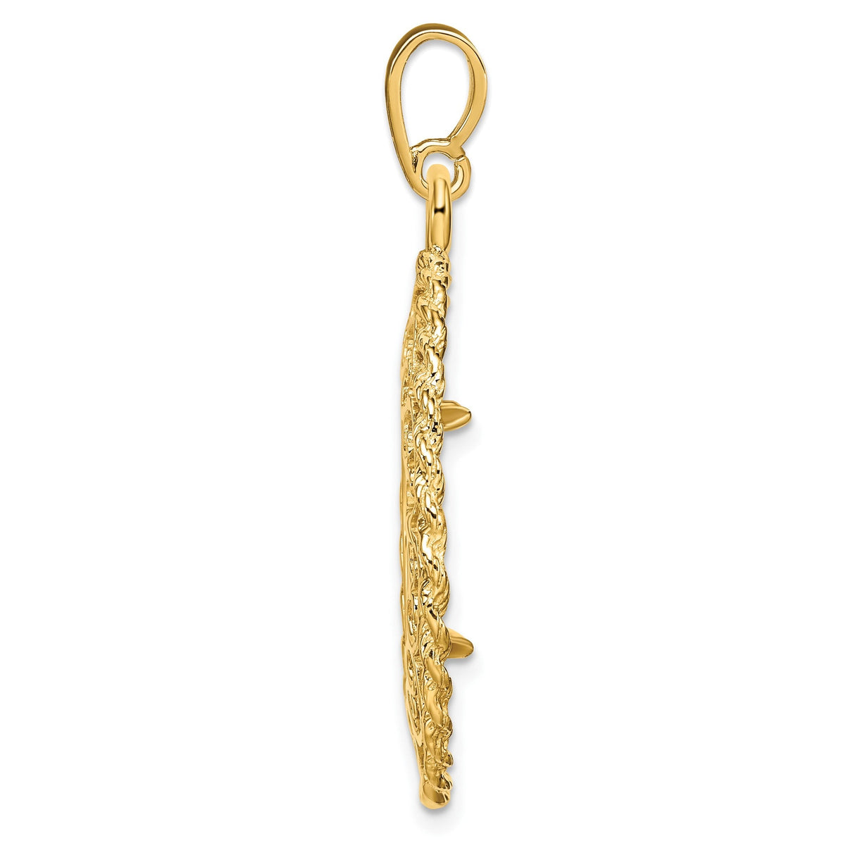 15 mm 14k Yellow Gold coin bezel for 15 mm Coin — alternate view