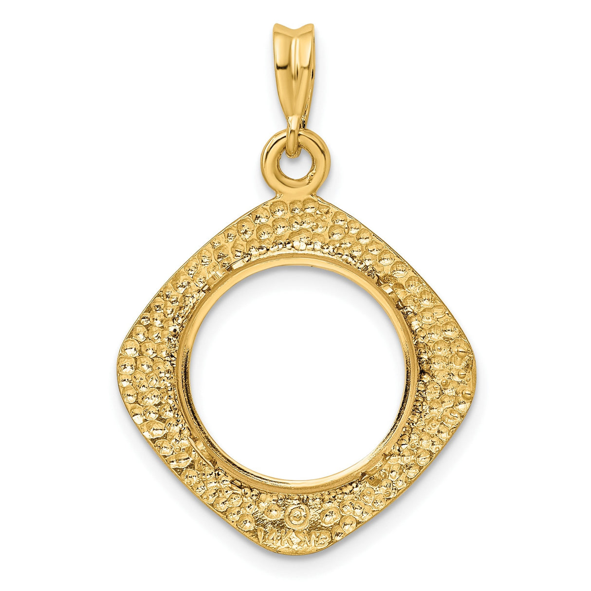 15 mm 14k Yellow Gold coin bezel for 15 mm Coin — additional image