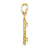 15 mm 14k Yellow Gold coin bezel for 15 mm Coin — alternate view