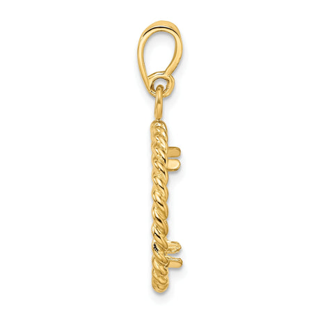 15 mm 14k Yellow Gold coin bezel for 15 mm Coin — alternate view