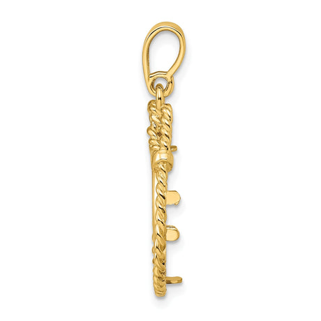 15 mm 14k Yellow Gold coin bezel for 15 mm Coin — alternate view