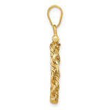15 mm 14k Yellow Gold coin bezel for 15 mm Coin — alternate view