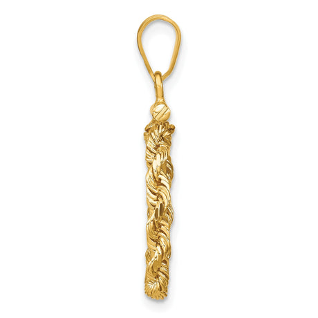 15 mm 14k Yellow Gold coin bezel for 15 mm Coin — alternate view