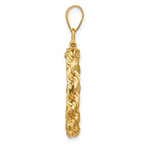 15 mm 14k Yellow Gold coin bezel for 15 mm Coin — alternate view