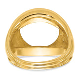 15 mm 14k Yellow Gold coin bezel for 15 mm Coin — additional image