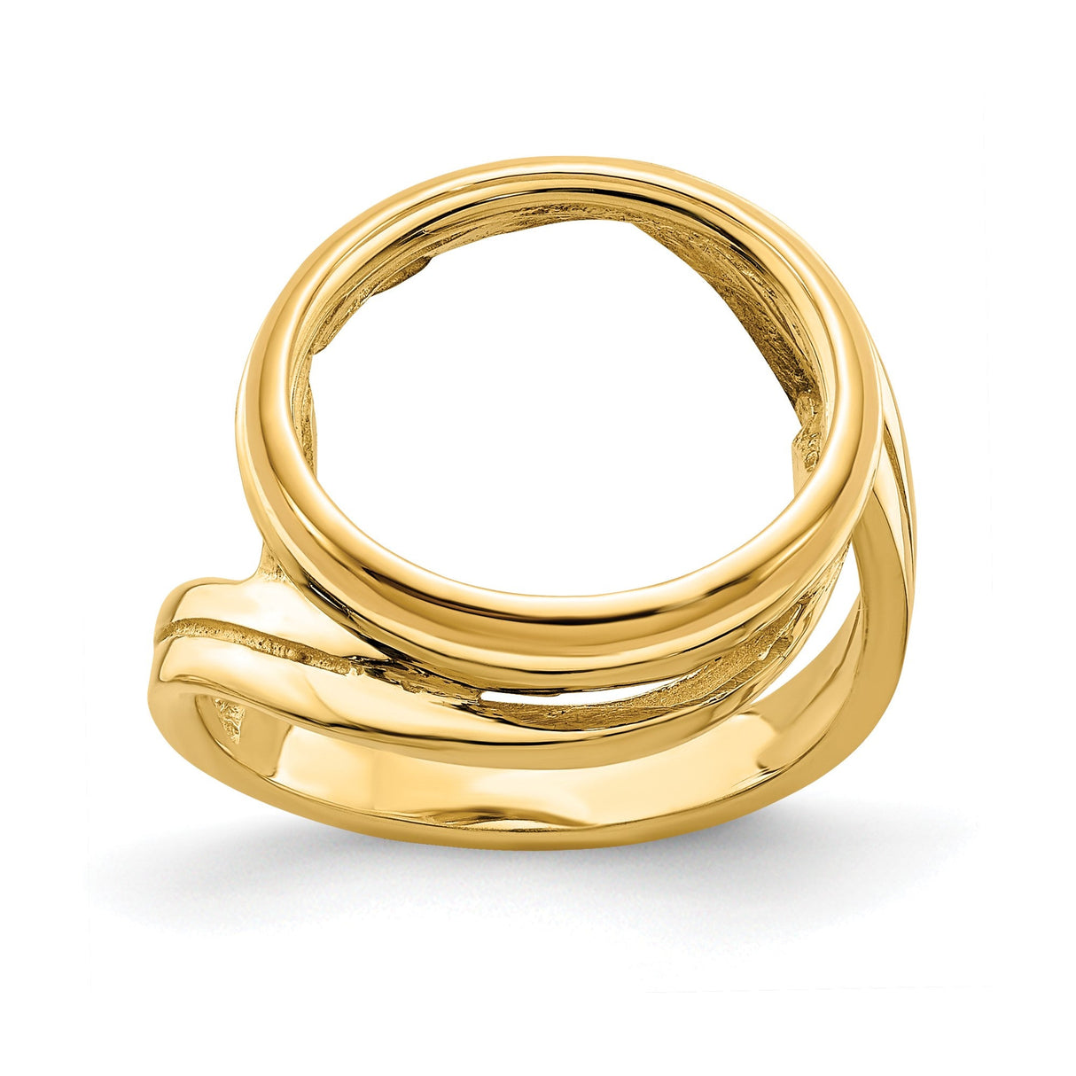 15 mm 14k Yellow Gold coin bezel for 15 mm Coin — additional image