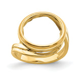 15 mm 14k Yellow Gold coin bezel for 15 mm Coin — additional image