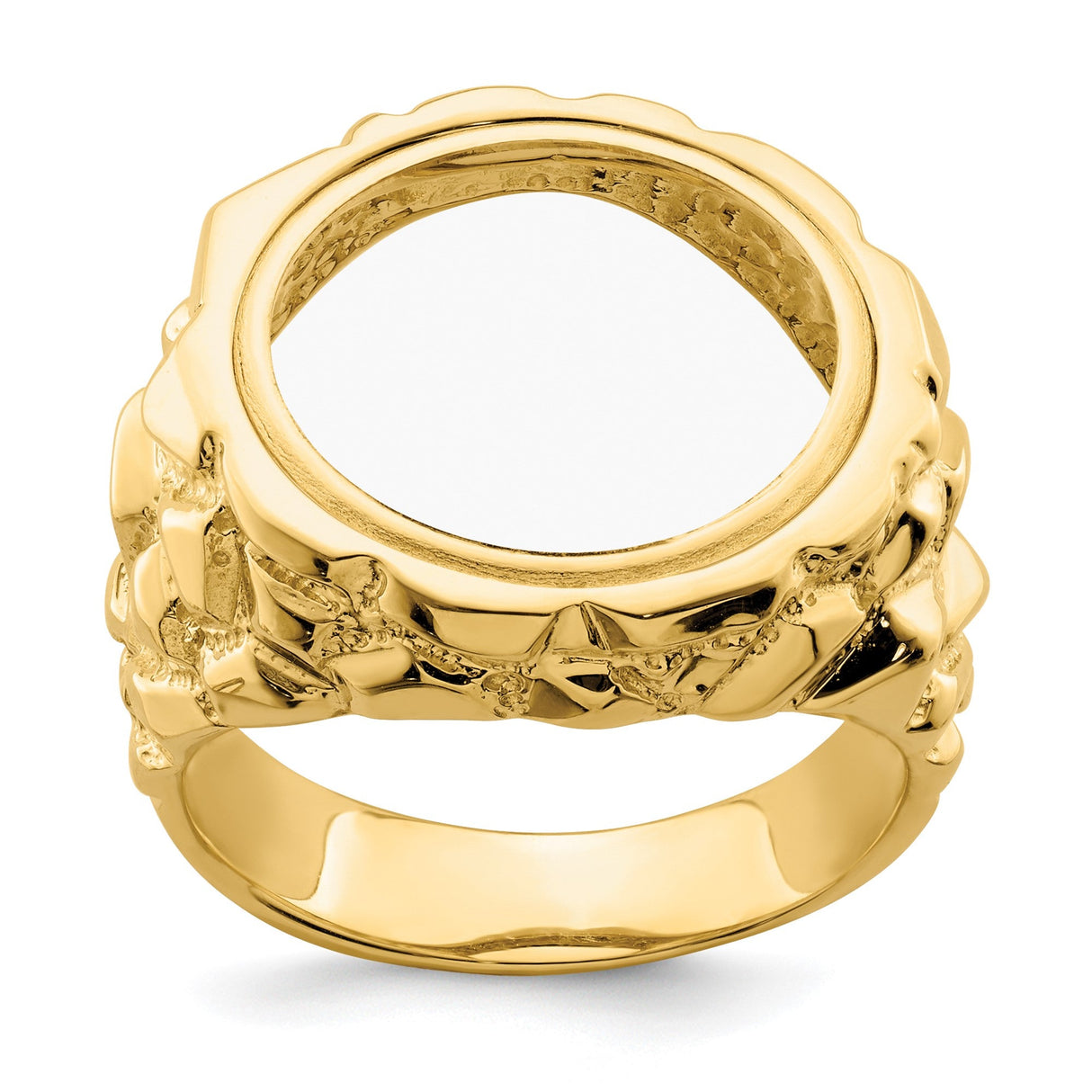 15 mm 14k Yellow Gold coin bezel for 15 mm Coin — additional image