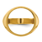 15 mm 14k Yellow Gold coin bezel for 15 mm Coin — additional image