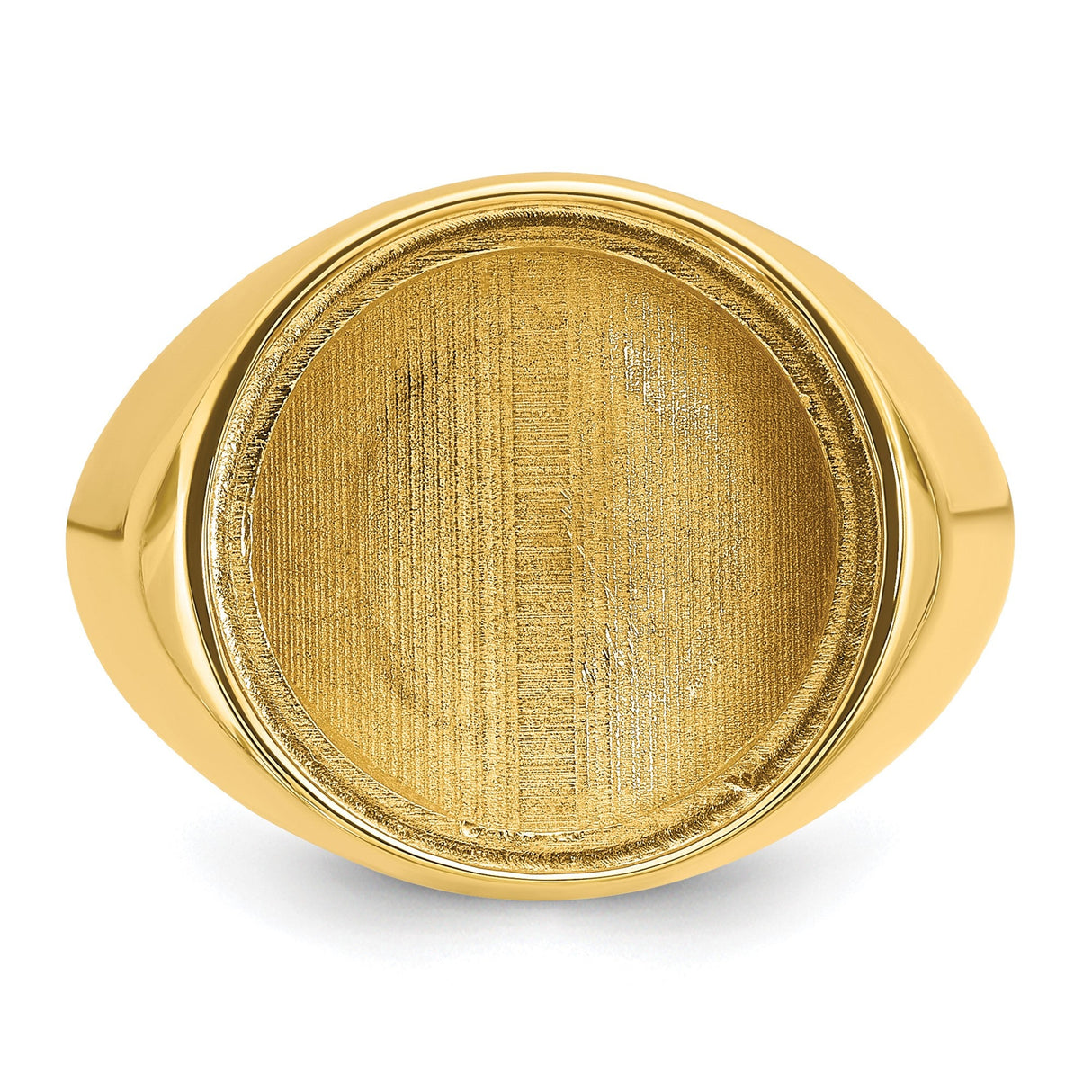 15 mm 14k Yellow Gold coin bezel for 15 mm Coin — additional image