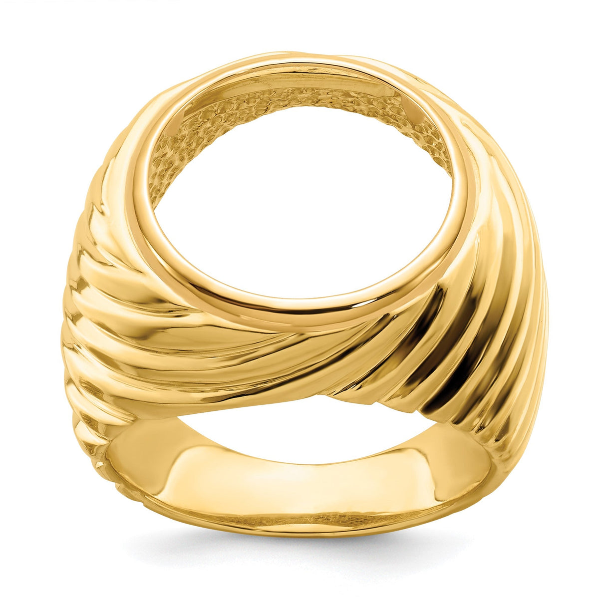 15 mm 14k Yellow Gold coin bezel for 15 mm Coin — additional image