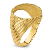 15 mm 14k Yellow Gold coin bezel for 15 mm Coin — additional image