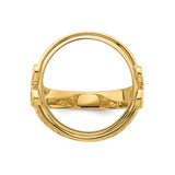 15 mm 14k Yellow Gold coin bezel for 15 mm Coin — additional image
