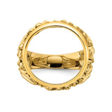 15 mm 14k Yellow Gold coin bezel for 15 mm Coin — additional image