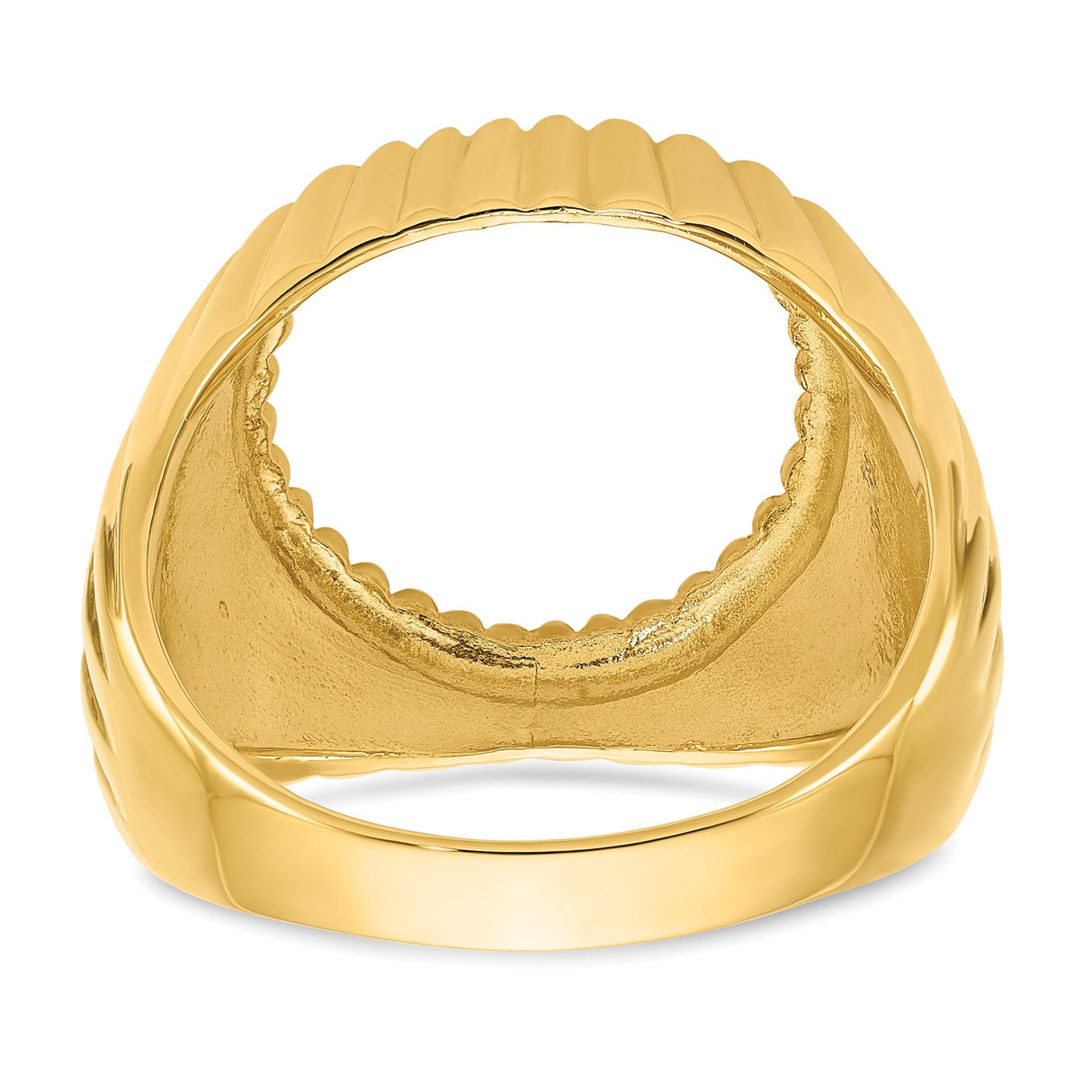 15 mm 14k Yellow Gold coin bezel for 15 mm Coin — additional image