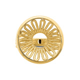 15 mm 14k Yellow Gold coin bezel for 15 mm Coin — additional image