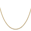 14K Yellow Gold 1.7 mm Polished Chain Necklace