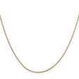 14K Yellow Gold 0.9 mm Polished Chain Necklace