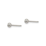 Titanium Ball Stud Earrings, Hypoallergenic Lightweight Minimalist Design for Sensitive Ears