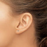 Titanium Ball Stud Earrings, Hypoallergenic Lightweight Minimalist Design for Sensitive Ears