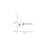 Titanium Ball Stud Earrings, Hypoallergenic Lightweight Minimalist Design for Sensitive Ears