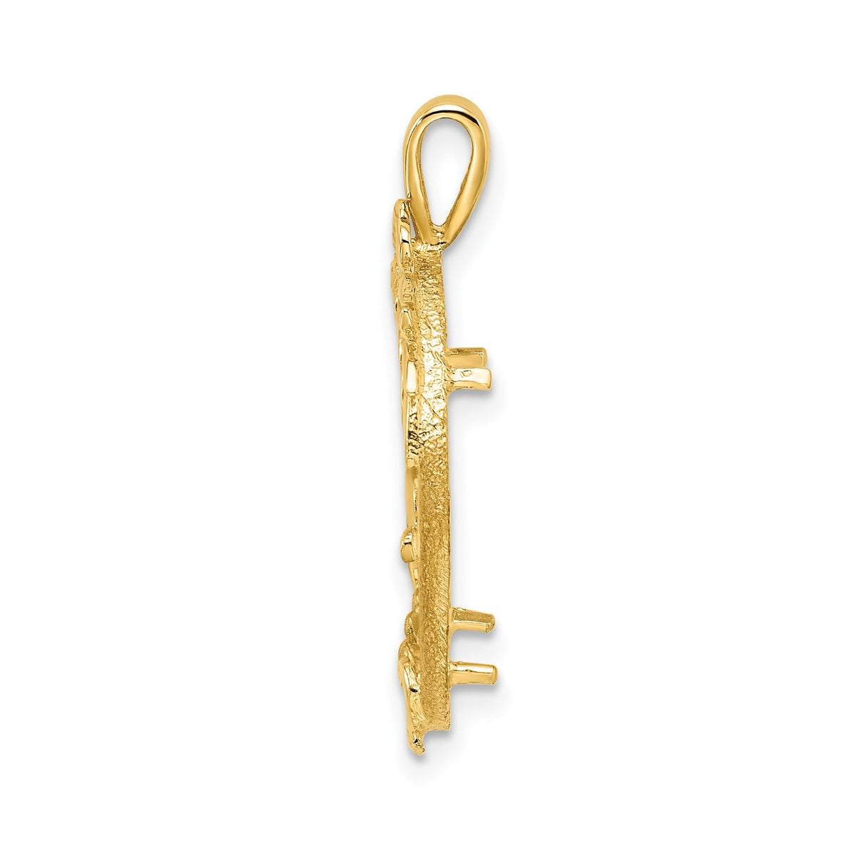 16 mm 14k Yellow Gold coin bezel for 16 mm Coin — alternate view