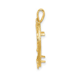 16 mm 14k Yellow Gold coin bezel for 16 mm Coin — alternate view