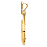 16 mm 14k Yellow Gold coin bezel for 16 mm Coin — alternate view
