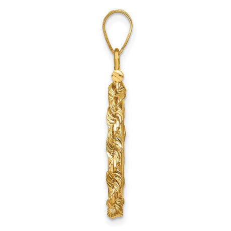16 mm 14k Yellow Gold coin bezel for 16 mm Coin — alternate view