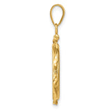 16 mm 14k Yellow Gold coin bezel for 16 mm Coin — alternate view