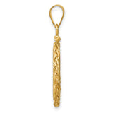 16 mm 14k Yellow Gold coin bezel for 16 mm Coin — alternate view